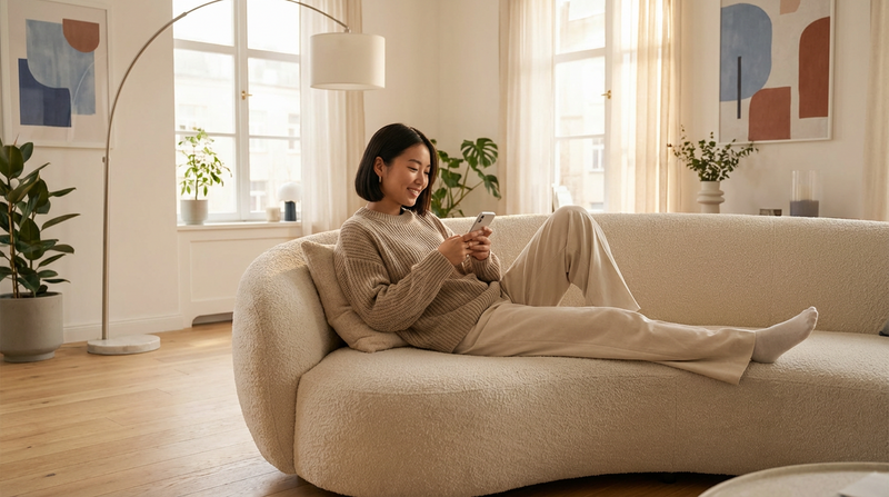 The Curved Sofa Trend That's All Over Your FYP — Is It Worth the Hype?