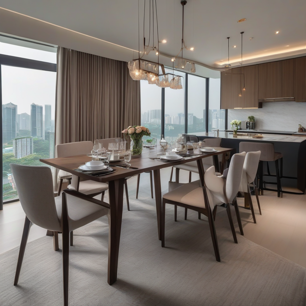 Best Dining Tables for 3-Room BTO Flats - Singapore Home Interior