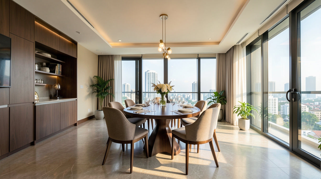 How Open-Concept Kitchens Changed Dining Furniture - Singapore Home Interior