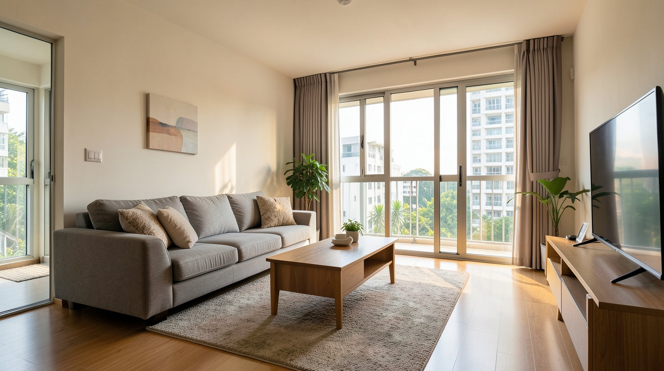 We Measured 50 HDB Living Rooms — The Sofa Size That Fits Most - Singapore Home Interior