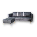 Zeno 3-Seater Fabric Sofa