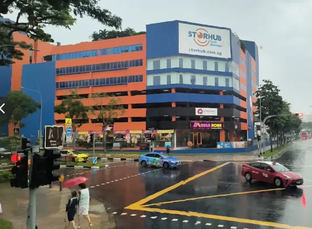 Street view of the Mega Home Furnishing storefront in Toa Payoh