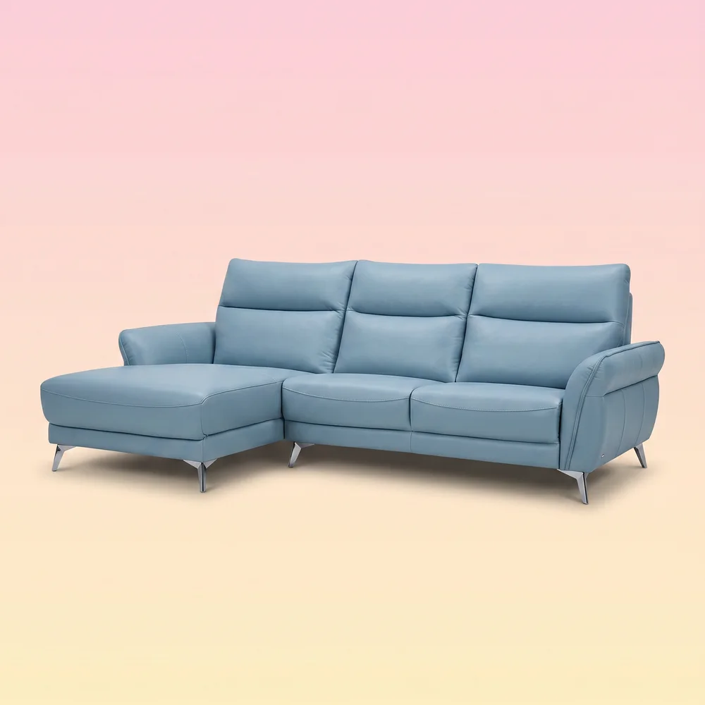 Cozy L-Shape Fabric Sofa