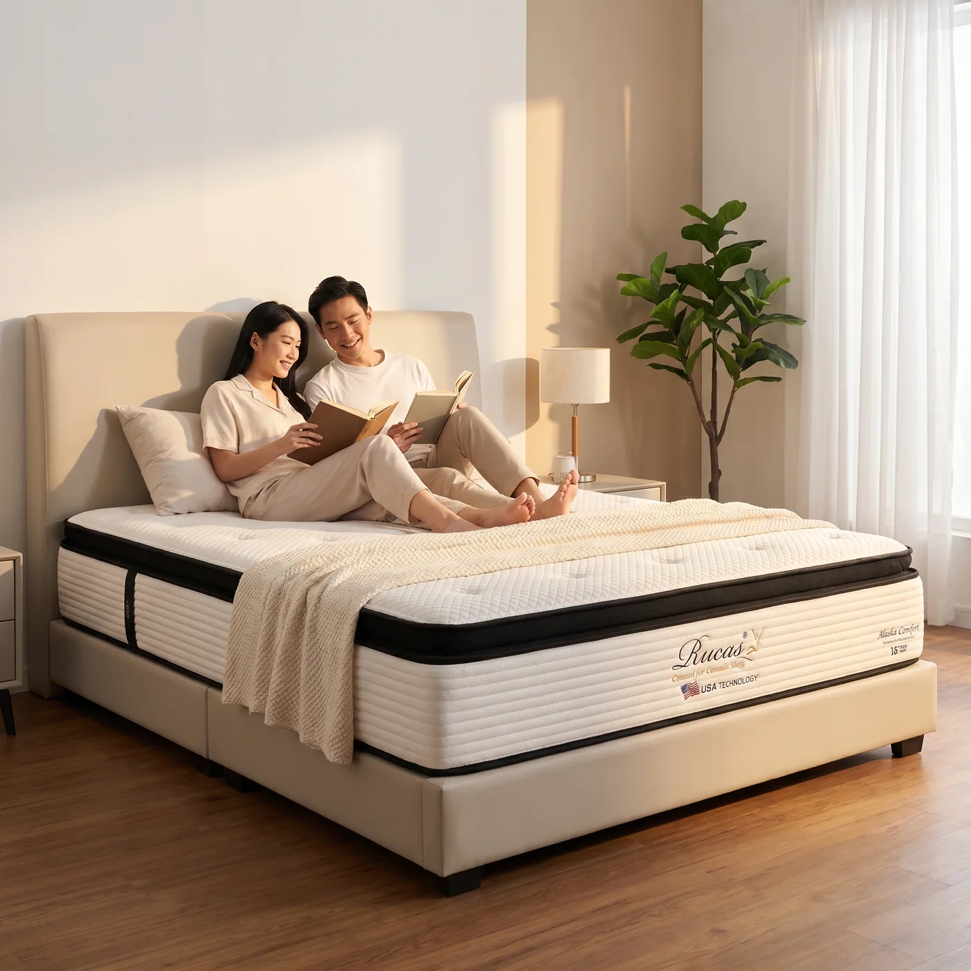 Rucas Alaska Comfort Mattress in a Singapore bedroom