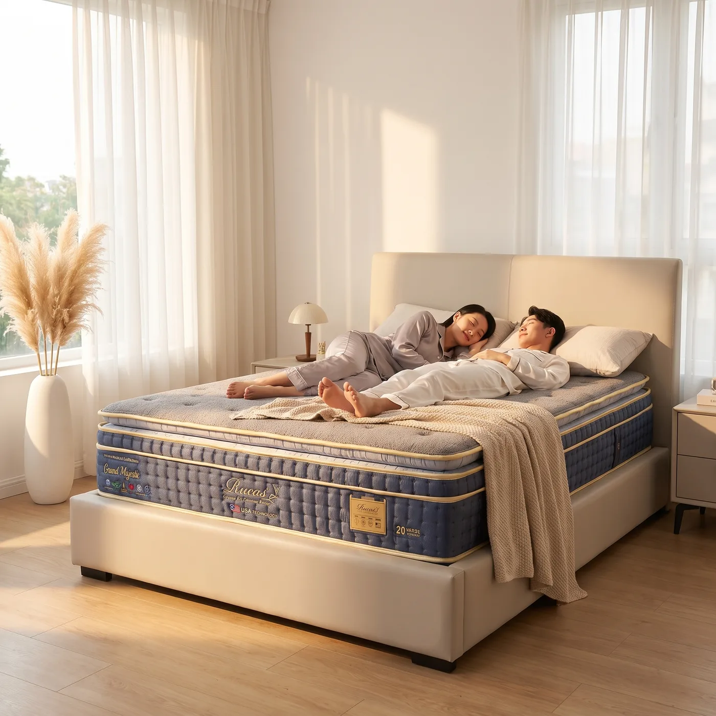 Rucas Grand Majestic Mattress in a Singapore bedroom