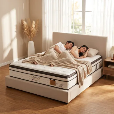 Rucas Essential Cool Sleep Mattress in a Singapore bedroom