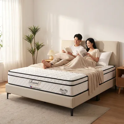 Rucas Sleep+ Support Mattress in a Singapore bedroom